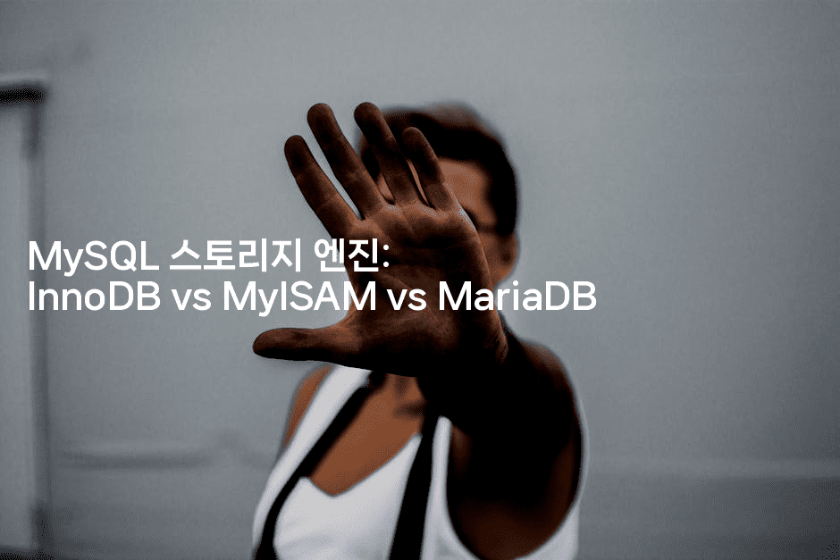 MySQL 스토리지 엔진: InnoDB vs MyISAM vs MariaDB
-마이글글