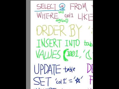 SQL 기본 문법. 특정 문자 포함, 정렬, 삽입, 수정, 삭제 #초심자 #devlog