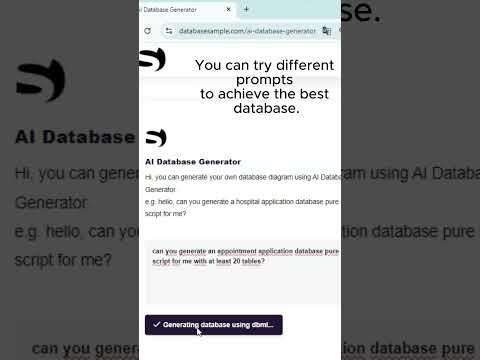 AI Database Generator