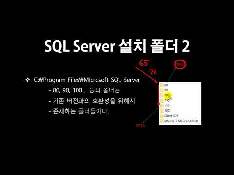 데이터베이스, 입문 부터 활용까지! 데이터베이스 및 SQL 쿼리문 단기 학습하기 | SQL Server 설치 폴더와 중요 폴더의 역할과 기능 | 에어클래스